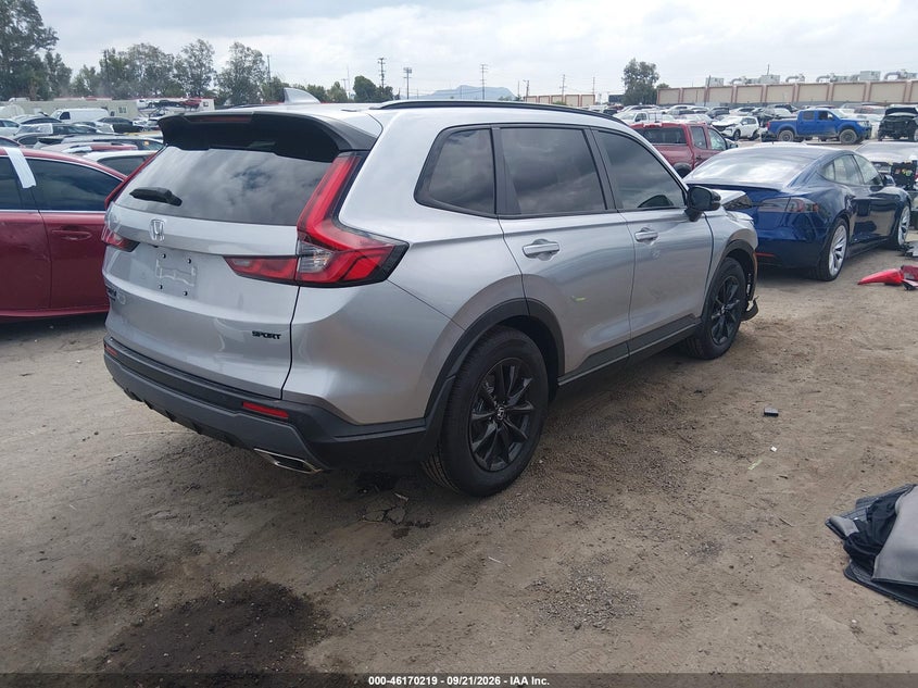 Vin: 5j6rs5h85tl025319, lot: 46670061, honda cr-v hybrid 2wd sport-l 20264