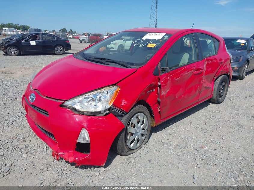2014 Toyota Prius c, Оба бока, IAAI, VIN JTDKDTB37E1561481 — фото 2