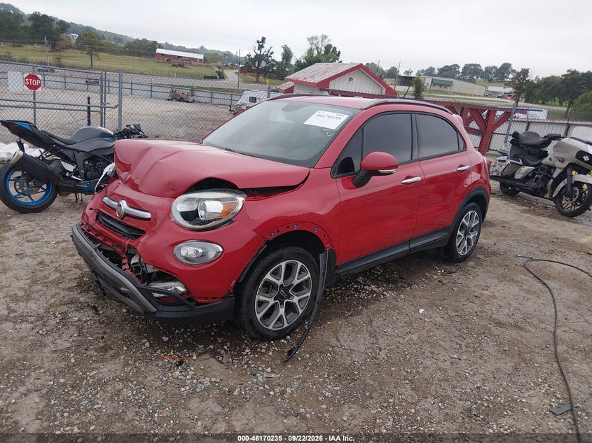 2017 Fiat 500X, Удар спереду, IAAI, VIN ZFBCFXCB3HP615925 — фото 2