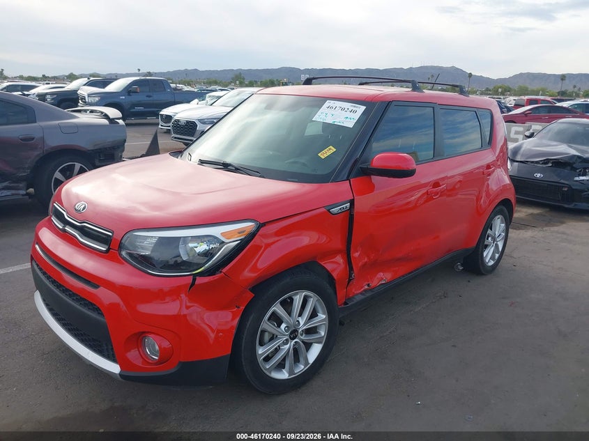 Vin: kndjp3a50h7464629, lot: 46670082, kia soul + 20172