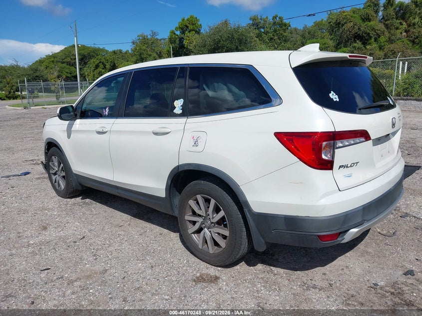 Vin: 5fnyf5h30kb000517, lot: 46670090, honda pilot ex 20193