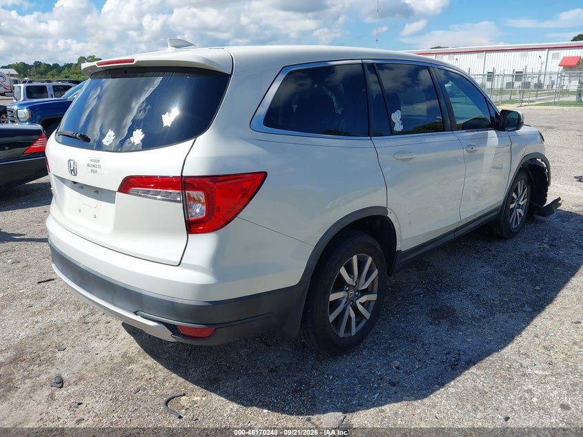 Vin: 5fnyf5h30kb000517, lot: 46670090, honda pilot ex 20194