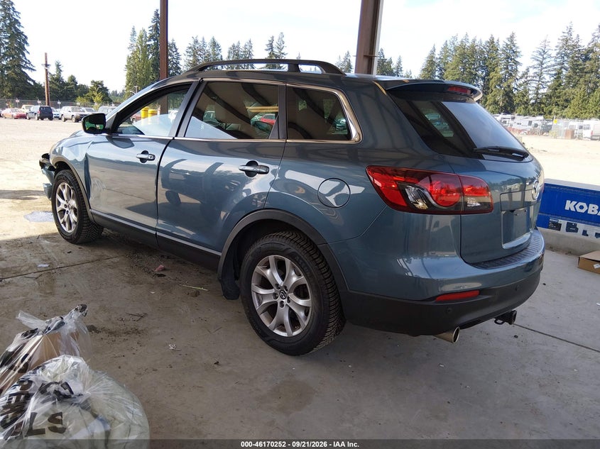 Vin: jm3tb3cv6f0466306, lot: 46670094, mazda cx-9 touring 20153