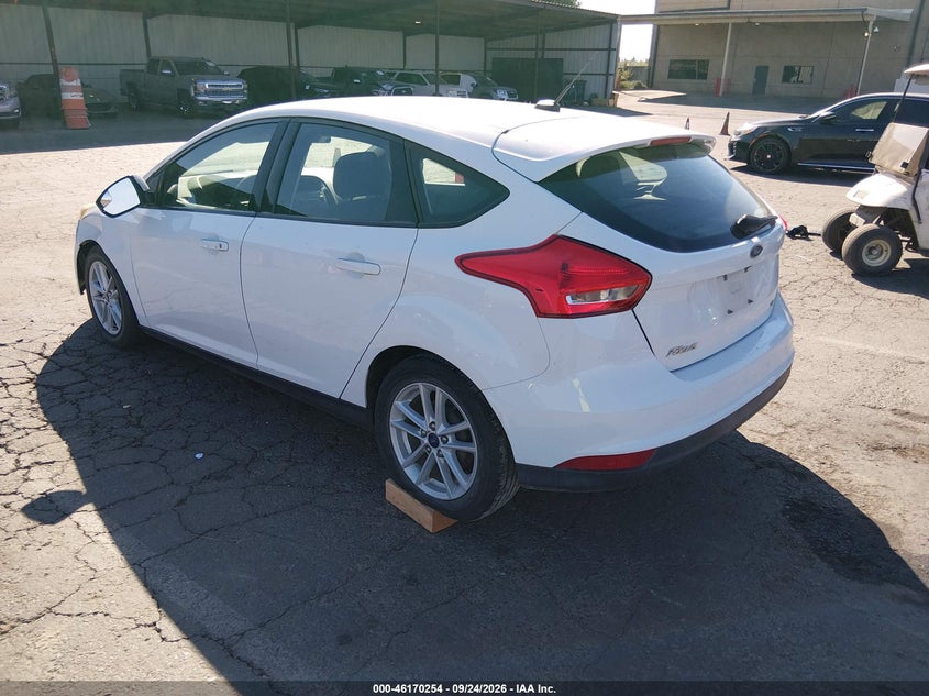 Vin: 1fadp3k22jl273458, lot: 46670096, ford focus se 20183