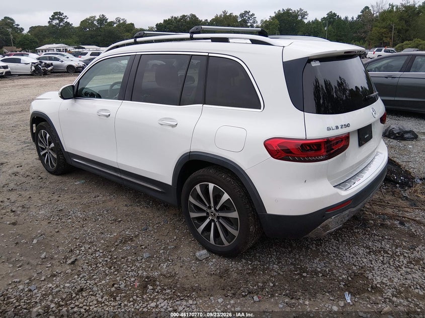 Vin: w1n4m4gb9mw092306, lot: 46670112, mercedes-benz glb 250 20213