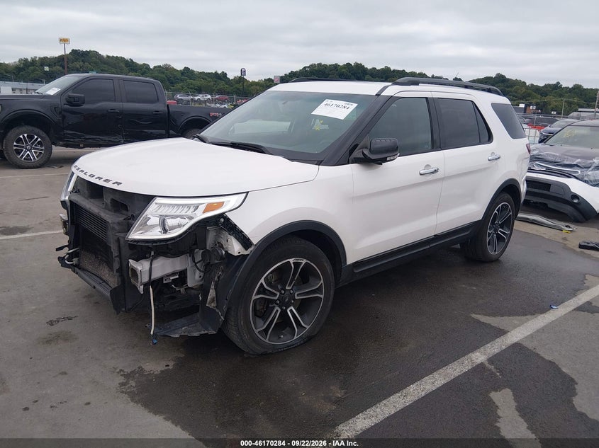 2014 Ford Explorer, Удар спереду, IAAI, VIN 1FM5K8GTXEGC10095 — фото 2