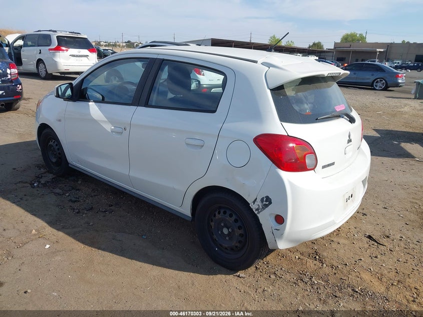 Vin: ml32a3hj5fh040544, lot: 46670145, mitsubishi mirage de 20153