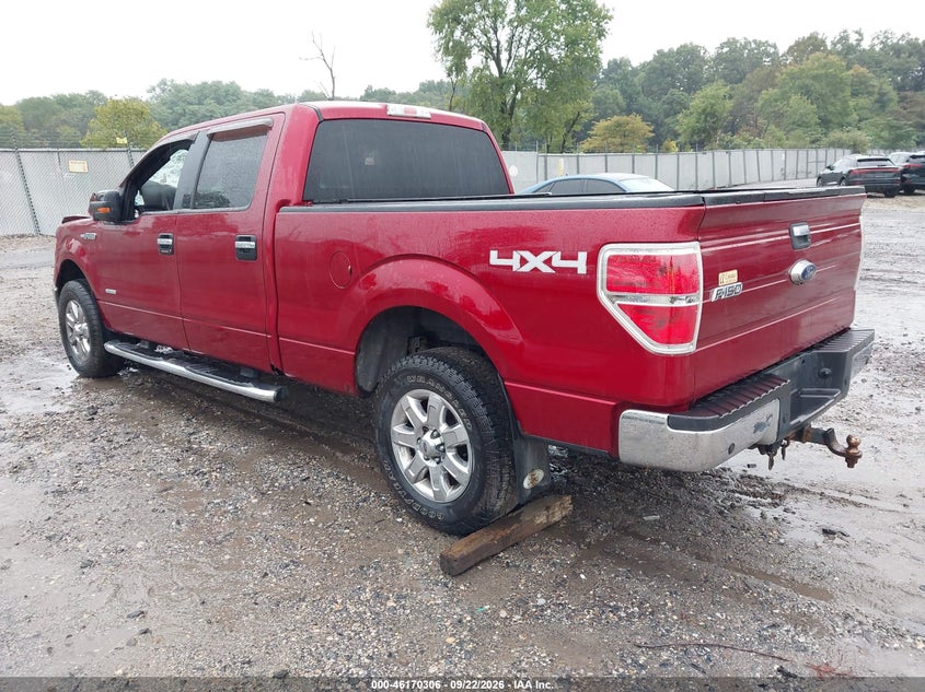 Vin: 1ftfw1et6dfd61320, lot: 46670148, ford f-150 xlt 20133
