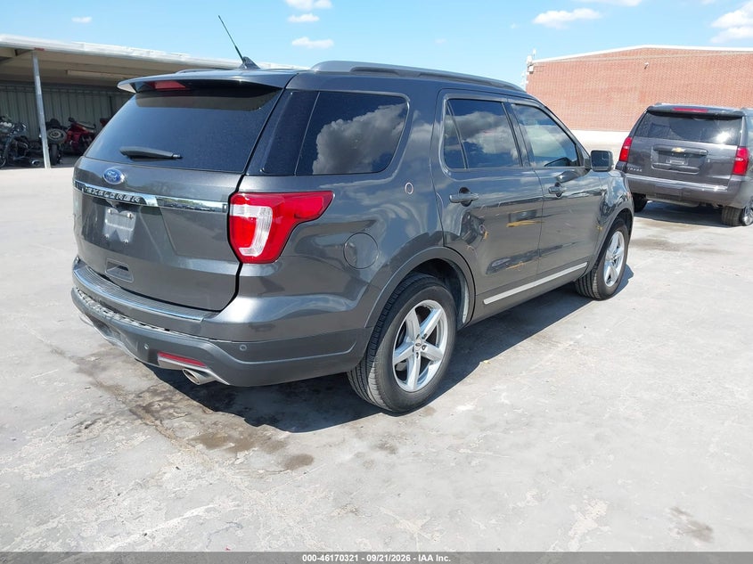 Vin: 1fm5k7d86jga79672, lot: 46670163, ford explorer xlt 20184