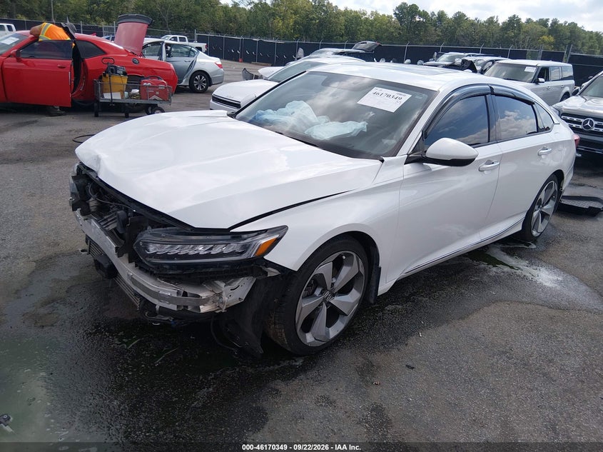 Vin: 1hgcv2f93ja021826, lot: 46670191, honda accord touring 2.0t 20182