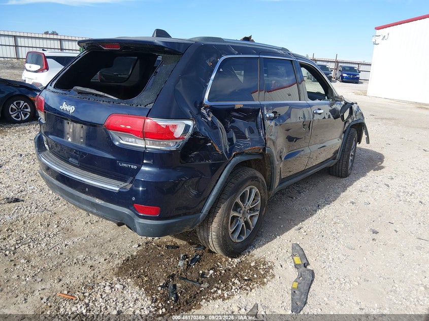 Vin: 1c4rjfbg4ec466327, lot: 46670202, jeep grand cherokee limited 20144