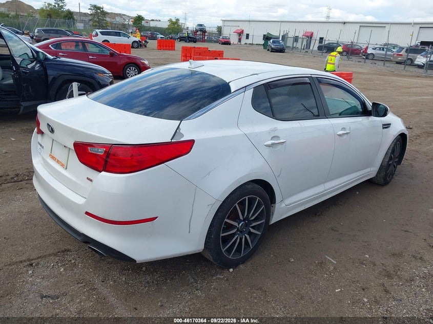Vin: 5xxgm4a74eg308347, lot: 46670206, kia optima lx 20144