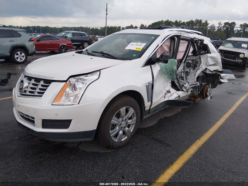 Vin: 3gyfnbe31gs548323, lot: 46670211, cadillac srx luxury collection 20162
