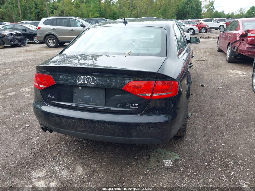 Vin: wauffafl9an041308, lot: 46670221, audi a4 2.0t premium 20104