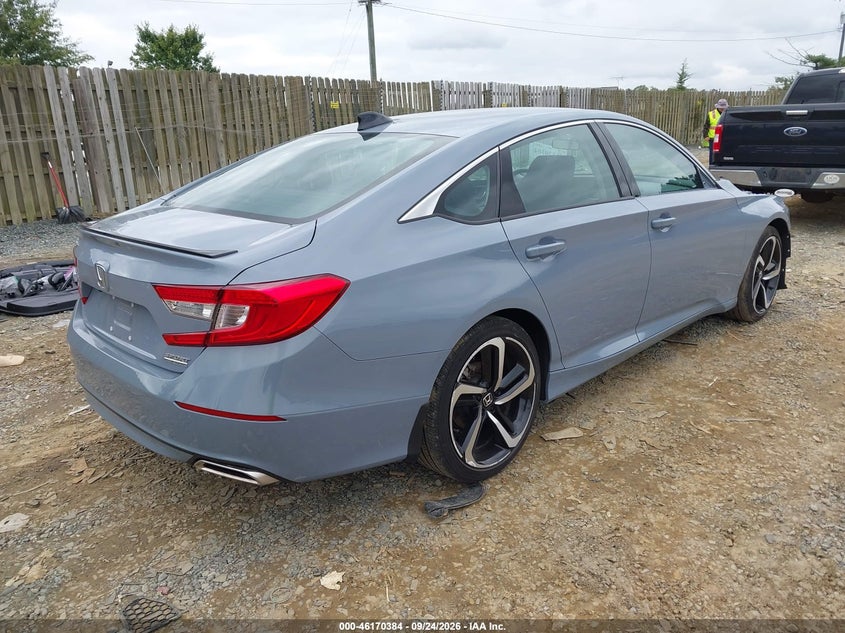 Vin: 1hgcv1f44na071851, lot: 46670226, honda accord sport se 20224