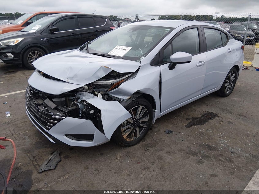 Vin: 3n1cn8ev3sl889872, lot: 46670245, nissan versa 1.6 sv 20252