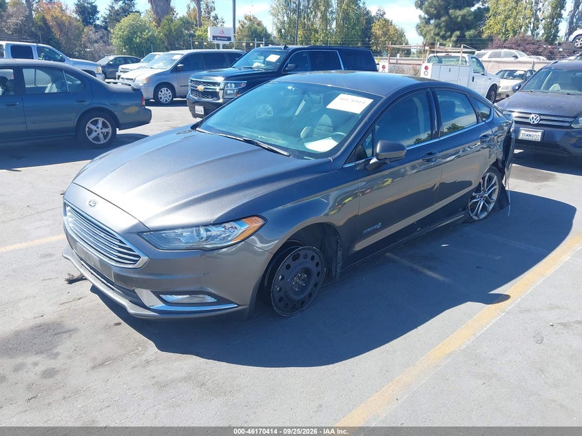 Vin: 3fa6p0lu5hr248170, lot: 46670256, ford fusion hybrid se 20172