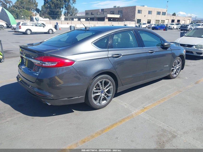 Vin: 3fa6p0lu5hr248170, lot: 46670256, ford fusion hybrid se 20174