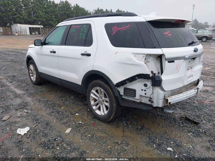 Vin: 1fm5k7bhxggb84453, lot: 46670283, ford explorer 20163