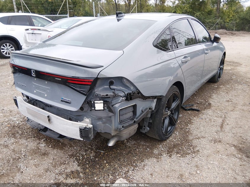 Vin: 1hgcy2f76sa033136, lot: 46670343, honda accord hybrid sport-l 20254