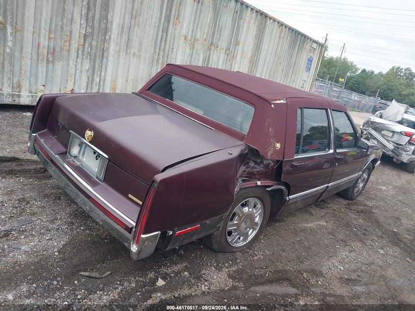 CADILLAC DEVILLE 1993 VIN 1G6CD53B9P4309886