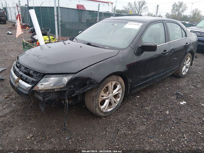 Vin: 3fahp0ha7cr304612, lot: 46670360, ford fusion se 20122