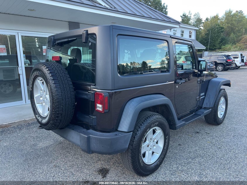 Vin: 1c4ajwagxdl682177, lot: 46670386, jeep wrangler sport 20134