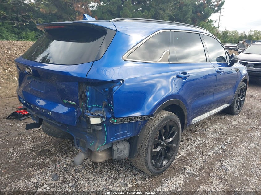 Vin: 5xyrk4lf8mg013698, lot: 46670401, kia sorento sx 20214