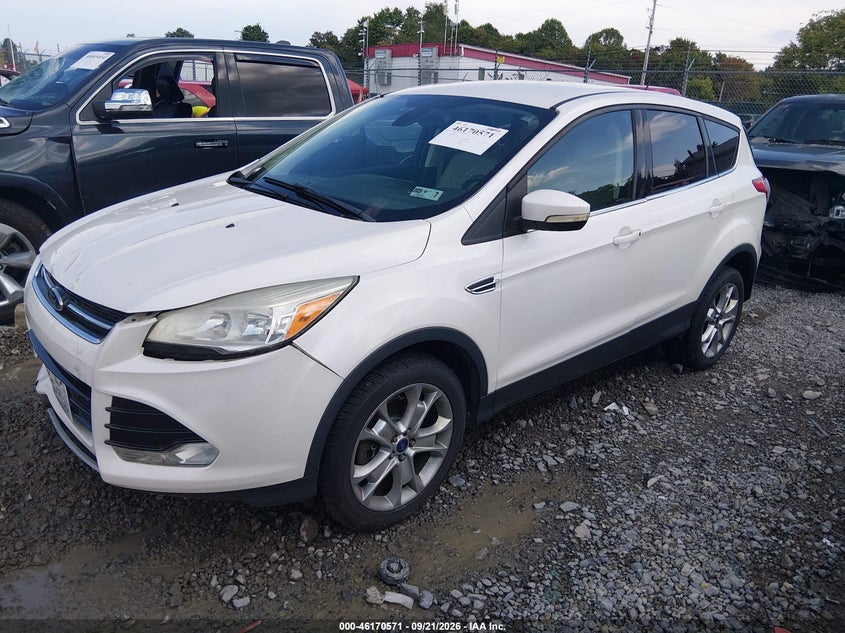 Vin: 1fmcu9h92duc95492, lot: 46670413, ford escape sel 20132