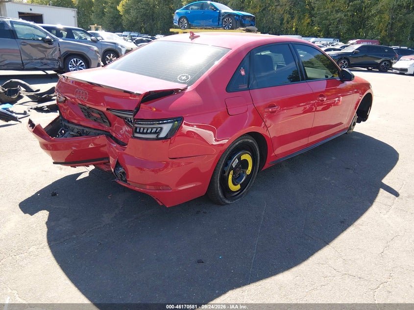 Vin: wauenaf47ka072038, lot: 46670424, audi a4 45 premium 20194