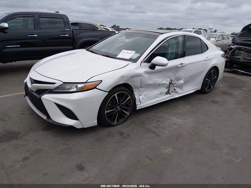 Vin: 4t1b61hk9ju123482, lot: 46670442, toyota camry xse 20182
