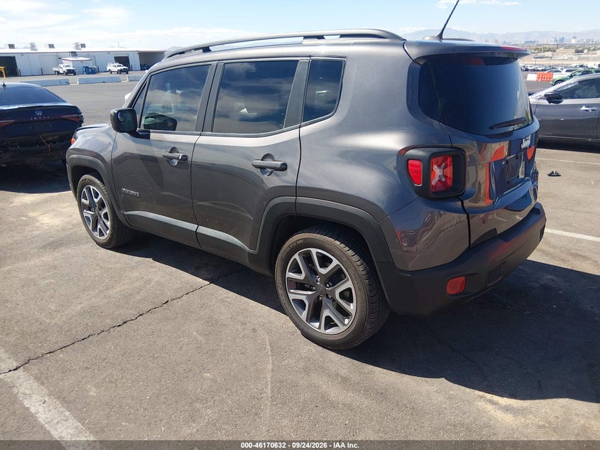 Vin: zaccjabb0hpf68883, lot: 46670474, jeep renegade latitude fwd 20173