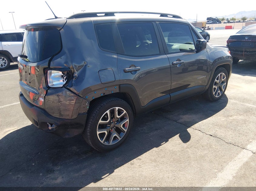 Vin: zaccjabb0hpf68883, lot: 46670474, jeep renegade latitude fwd 20174