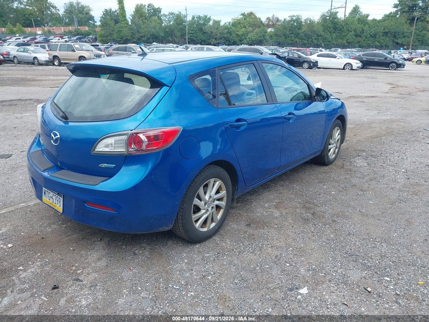Vin: jm1bl1l88c1612873, lot: 46670486, mazda mazda3 i touring 20124