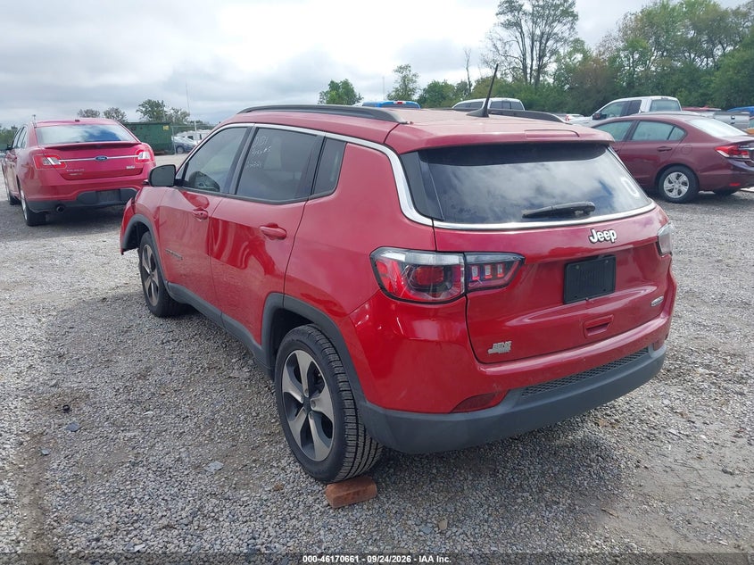 Vin: 3c4njcbbxjti94429, lot: 46670503, jeep compass latitude fwd 20183