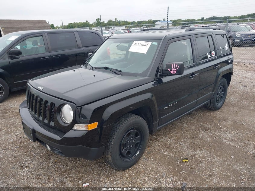 Vin: 1c4njpbb7fd341939, lot: 46670504, jeep patriot sport 20152