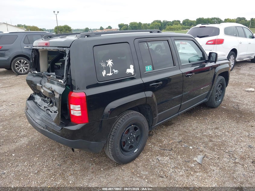Vin: 1c4njpbb7fd341939, lot: 46670504, jeep patriot sport 20154