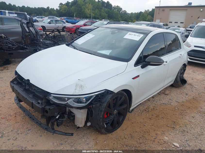 Vin: wvw487cdxnw150574, lot: 46670585, volkswagen golf gti 2.0t se 20222