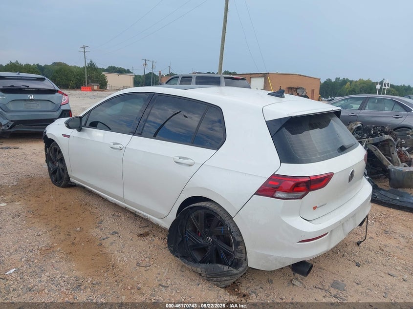 Vin: wvw487cdxnw150574, lot: 46670585, volkswagen golf gti 2.0t se 20223