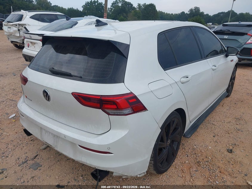 Vin: wvw487cdxnw150574, lot: 46670585, volkswagen golf gti 2.0t se 20224