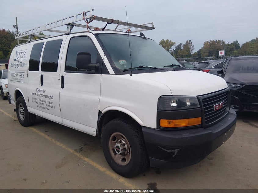 Vin: 1gtw7afpxn1280866, lot: 46670633, gmc savana cargo rwd 2500 regular wheelbase work van 2022 img_1