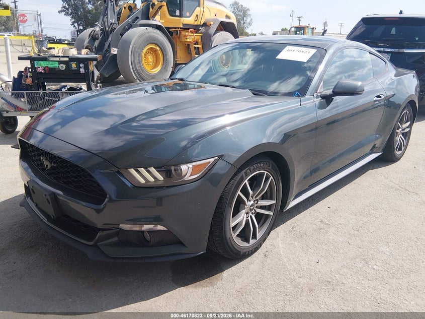 Vin: 1fa6p8th9g5323410, lot: 46670665, ford mustang ecoboost 20162