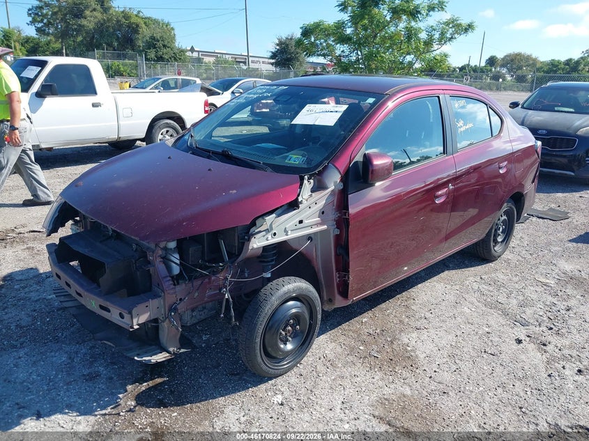 Vin: ml32fufj5nhf06016, lot: 46670666, mitsubishi mirage g4 es 20222