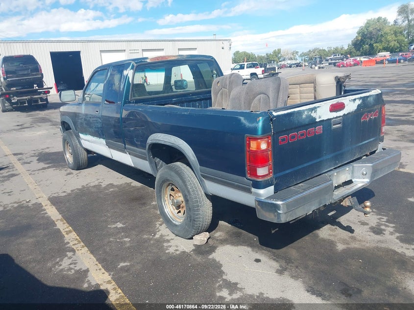 DODGE DAKOTA 1996 VIN 1B7GG23YXTS598954