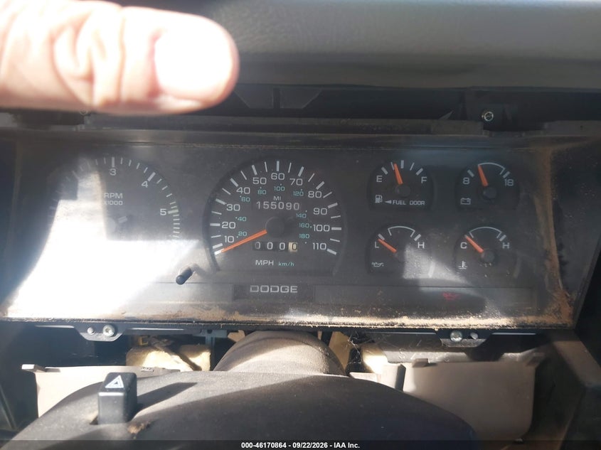 DODGE DAKOTA 1996 VIN 1B7GG23YXTS598954