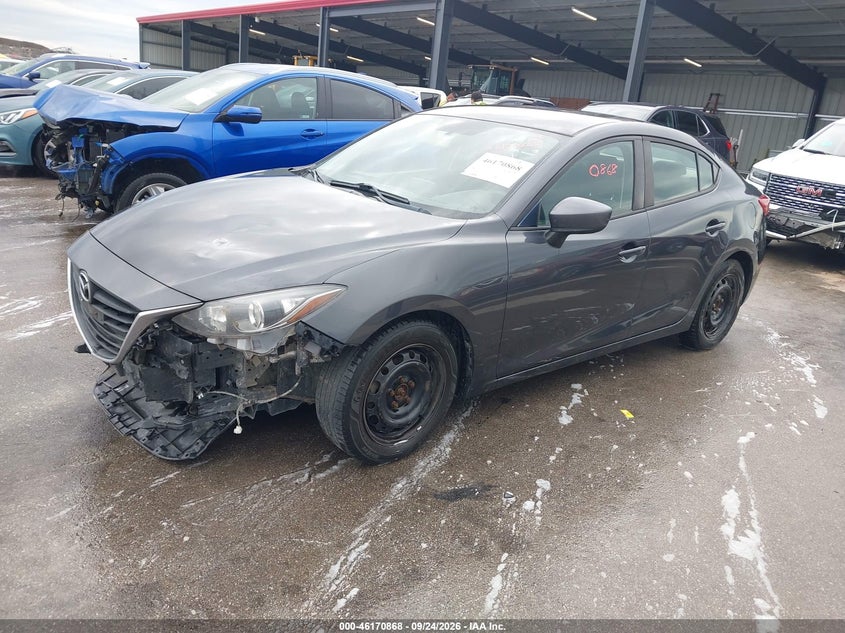 Vin: 3mzbm1u78fm233461, lot: 46670710, mazda mazda3 i sport 20152