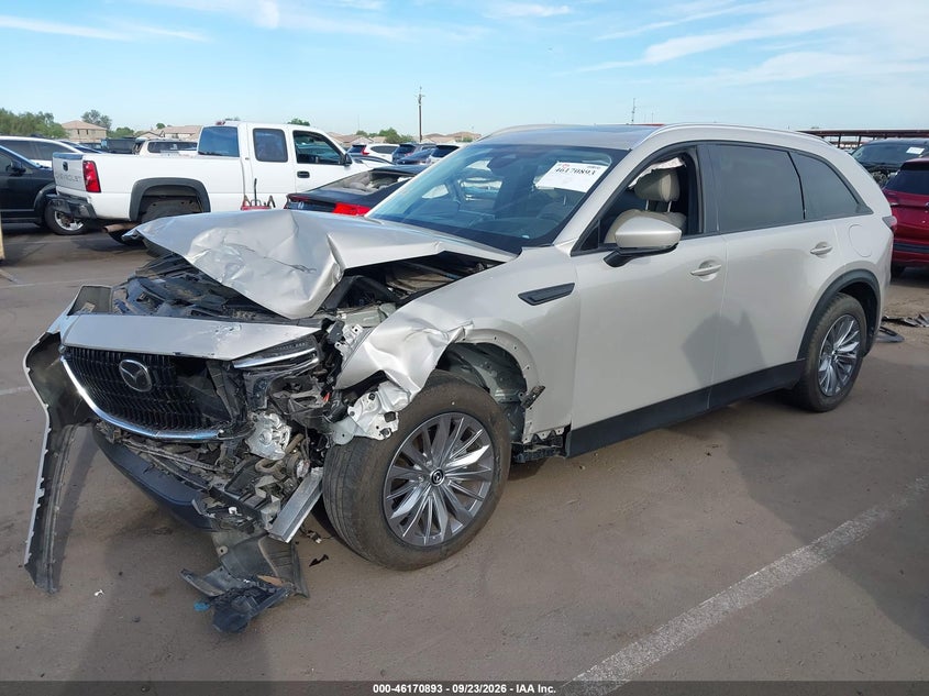 Vin: jm3kkchd8r1123202, lot: 46670735, mazda cx-90 3.3 turbo preferred plus 20242