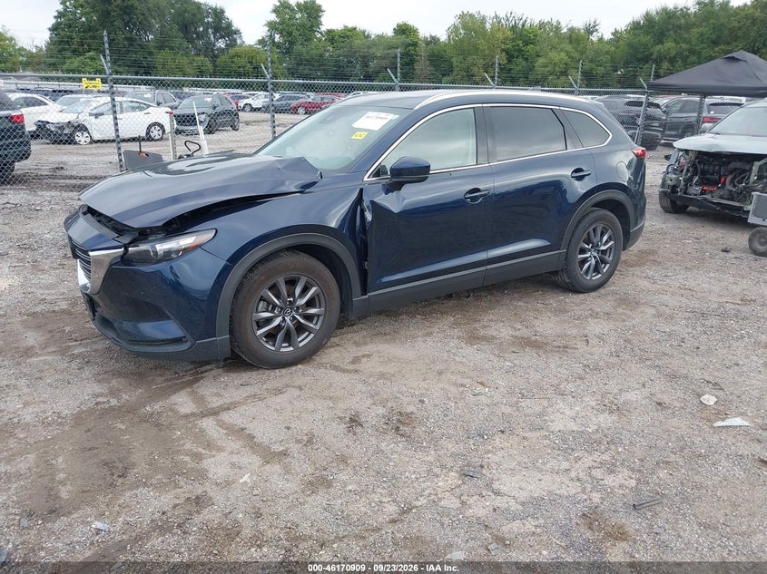Vin: jm3tcbcy5m0535212, lot: 46670751, mazda cx-9 touring 20212