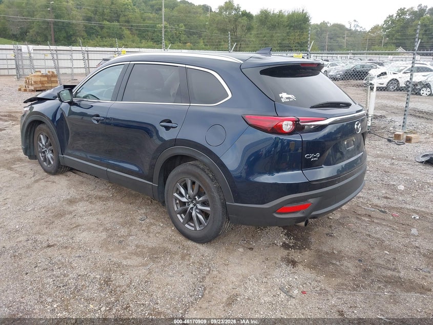 Vin: jm3tcbcy5m0535212, lot: 46670751, mazda cx-9 touring 20213