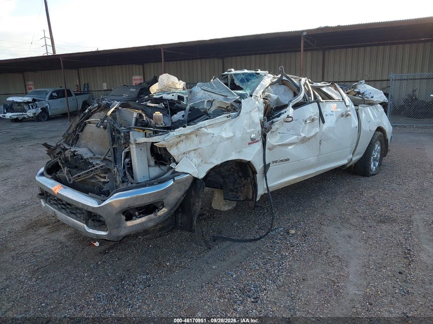 Vin: 3c6ur5nl5pg616717, lot: 46670793, ram 2500 laramie  4x4 6'4 box 20232